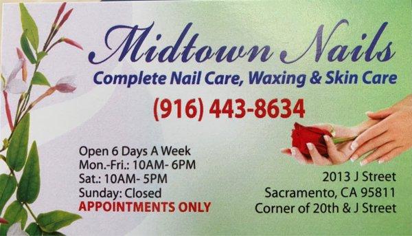 Book by appointment only ~ but extended hours for added scheduling flexibility!