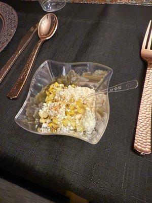 Elote (street corn) appetizer