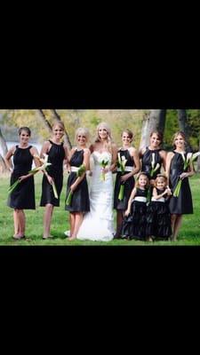 I altered the brides dress and made the bridal parties dresses from scratch.  Your dream is my goal.