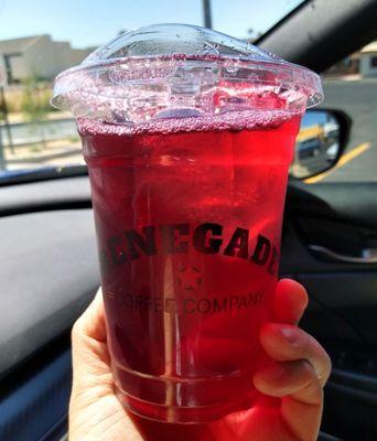 Hibiscus berry iced tea