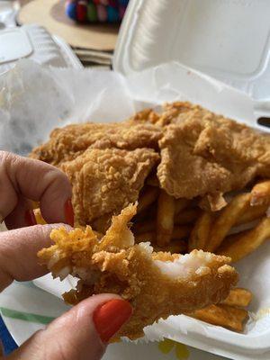 Fried catfish