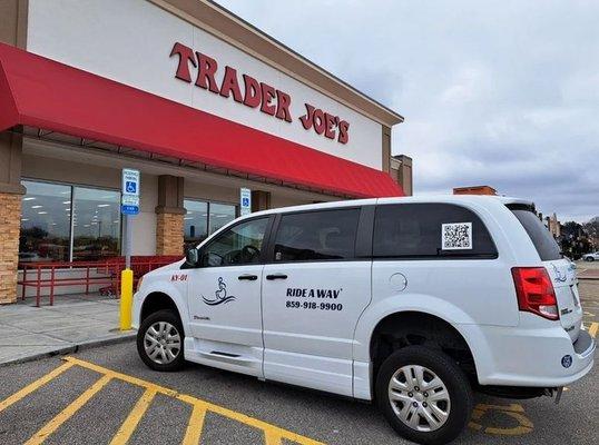 Wheelchair accessible transportation to your local grocery store