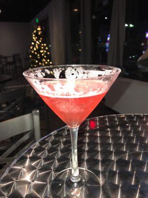 Cranberry-pomegranate martini