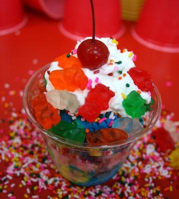 Krazy Gummi Sundae. Kids Love it, adults Krave it!