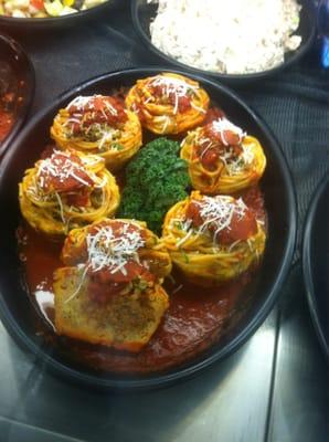 Meatball Spaghetti Muffins..yum