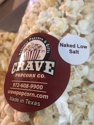 Naked Low Salt Popcorn