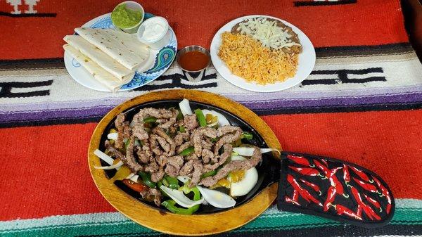 Sizzling Beef Fajitas