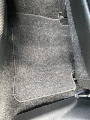 Back passenger side floor mat