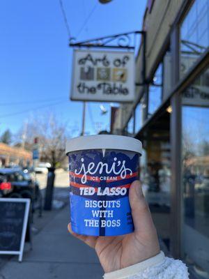 Jeni's Ice Cream Ted Lasso Biscuits with the Boss (limited edition)