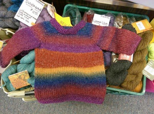 Sample toddler sweater.