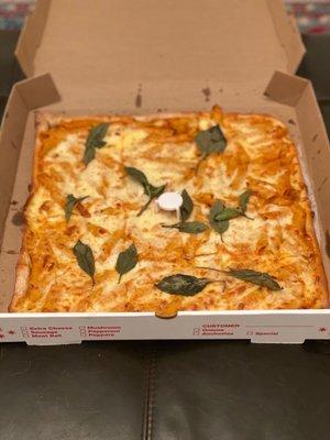 Grandma penne vodka pie.