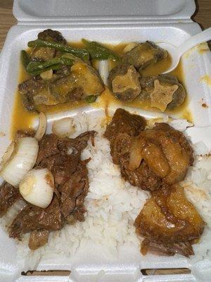 Kare Kare, Beef Steak, Chicken Adobo