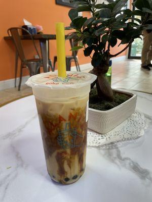 Brown Sugar Milk Tea w/boba