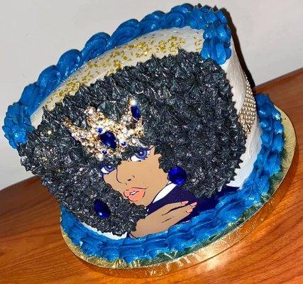 Black girl magic cake