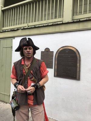 Pirates of the Quarter walking tour in New Orleans! A fun time!