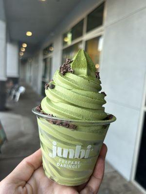 Matcha soft serve