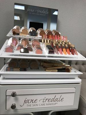 Jane Iredale mineral makeup display