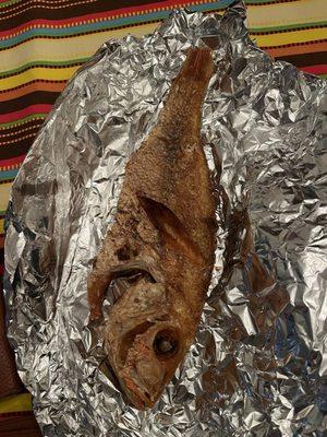 Fried Escovitch Snapper no onions and peppers