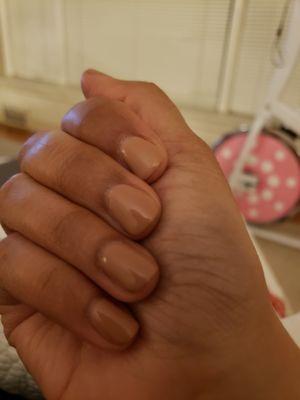 Gel manicure with OPI