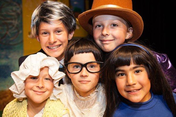 Students in LBMP's production of Willy Wonka Jr.!