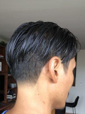 Undercut by Magellan. So stoked! I asked him to keep the sideburns natural. I'm ready to DM the chicks I knew from high school.