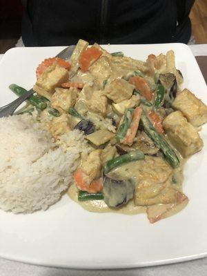 Tofu / vegetables / rice