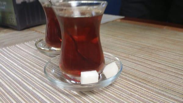 Great food ! Must try Turkish tea called 'chy' !