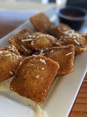 Deep fried ravioli yum!!