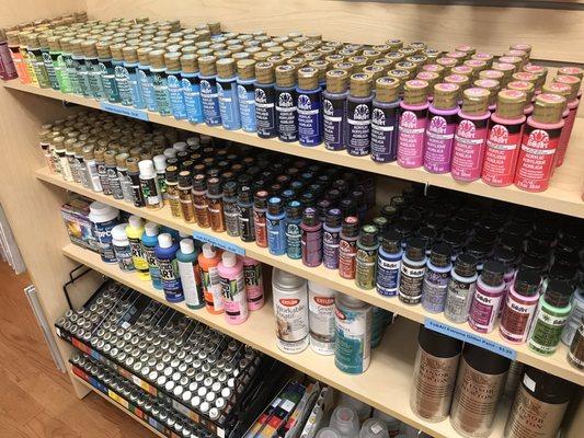 Paints galore