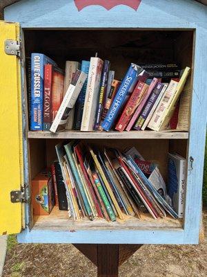 Community free library at Shearer Elementary, Napa