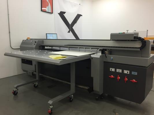 CET Q5-250h Hybrid UV Printer, on Acrylic, aluminum sheets, dibond, sintra, gatorboard, wood panel, backlit, fabric, canvas