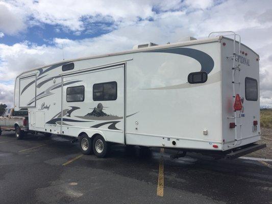 Pioneering Carpet Cleaning did real good job on our Canopy Country RV.