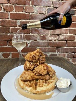 Brunch Chicken and Waffle