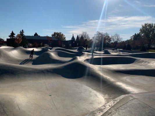 My youngest daughter is such a lil thrasher! She loves the skate park!