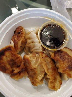 Fried dumplings or pot stickers. Meh. May, 2021.