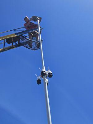 Security camera install in Placerville, Ca.