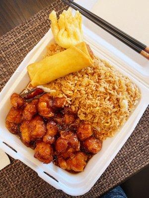 Orange Chicken Lunch Combo