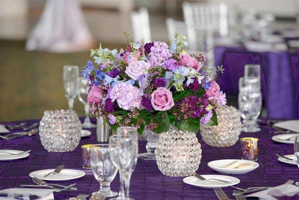 Lavender Reception Centerpiece