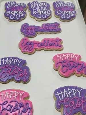 Easter sugar cookies