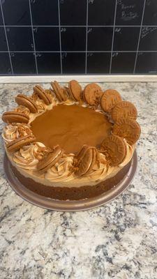 Vegan( dairy & egg free)Biscoff Cheesecake