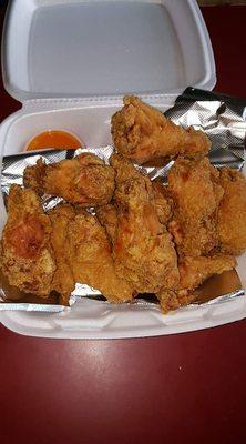 County fried chicken wings