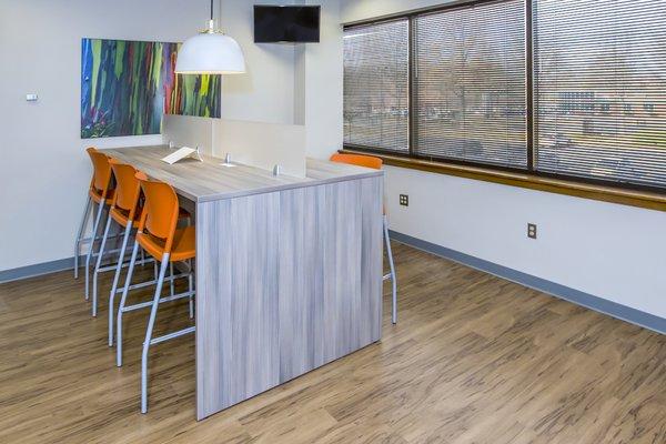 Coworking and shared office area in Greensboro