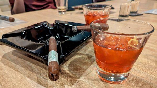 Negronis and smokes