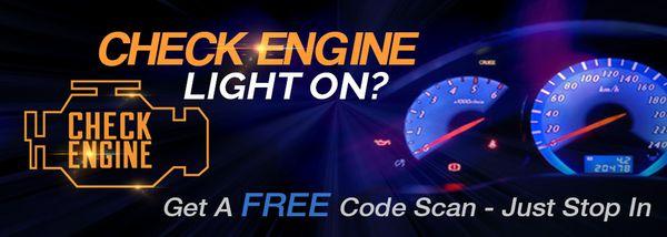 Free check engine scans!