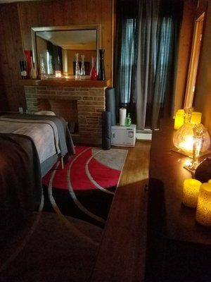 Couples massage room