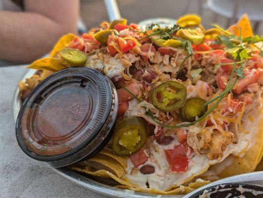 Chicken nachos