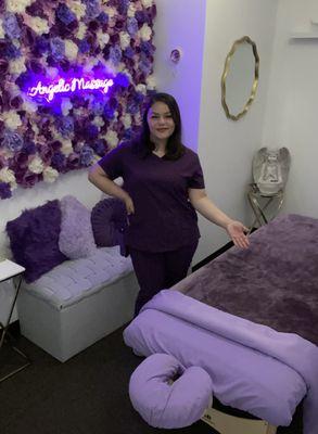 Massage suite is located in Midtown KCMO off 31st and Oak. Follow my instagram to see videos of my work!