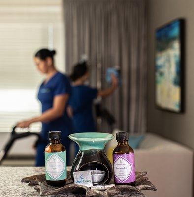 Aromatherapy is part of every cleaning