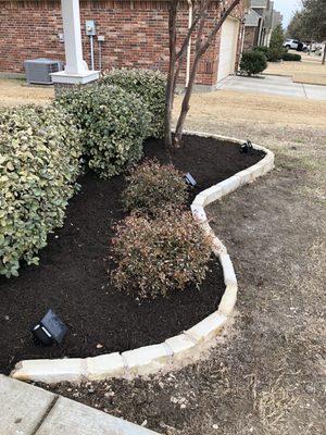 Front flower bed (after)