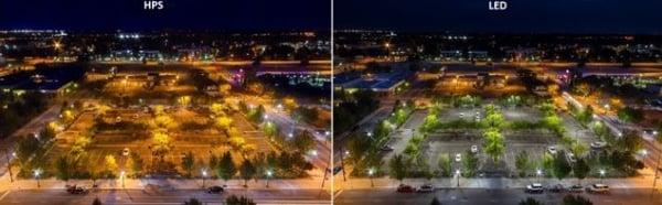 Before and After Parking Lot